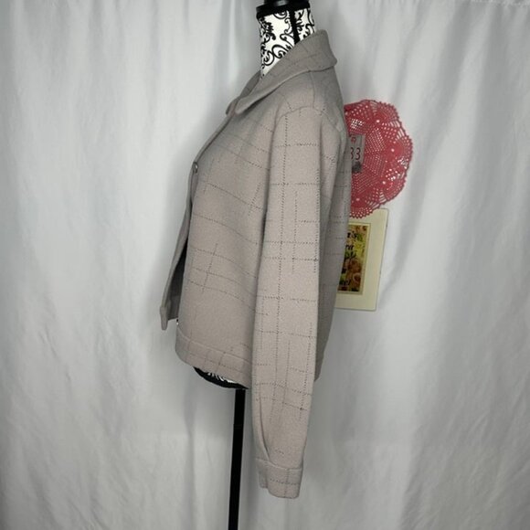 NWT Tahari Silver Fox/Black Jacket Size Large - Picture 3 of 11